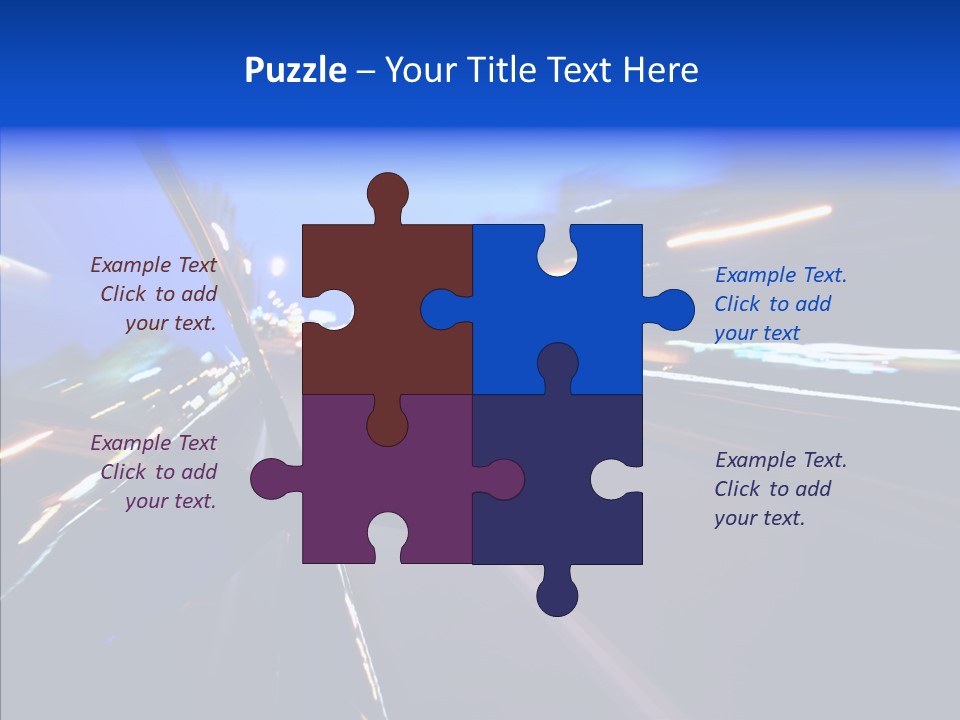 View Transit Motion PowerPoint Template