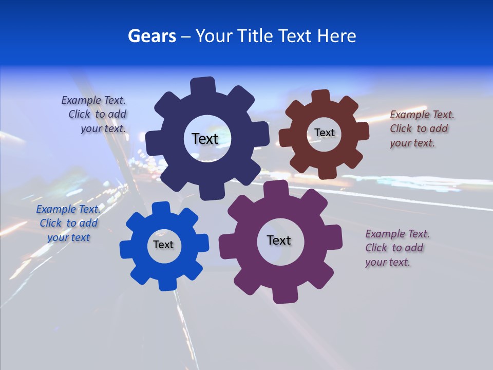 View Transit Motion PowerPoint Template