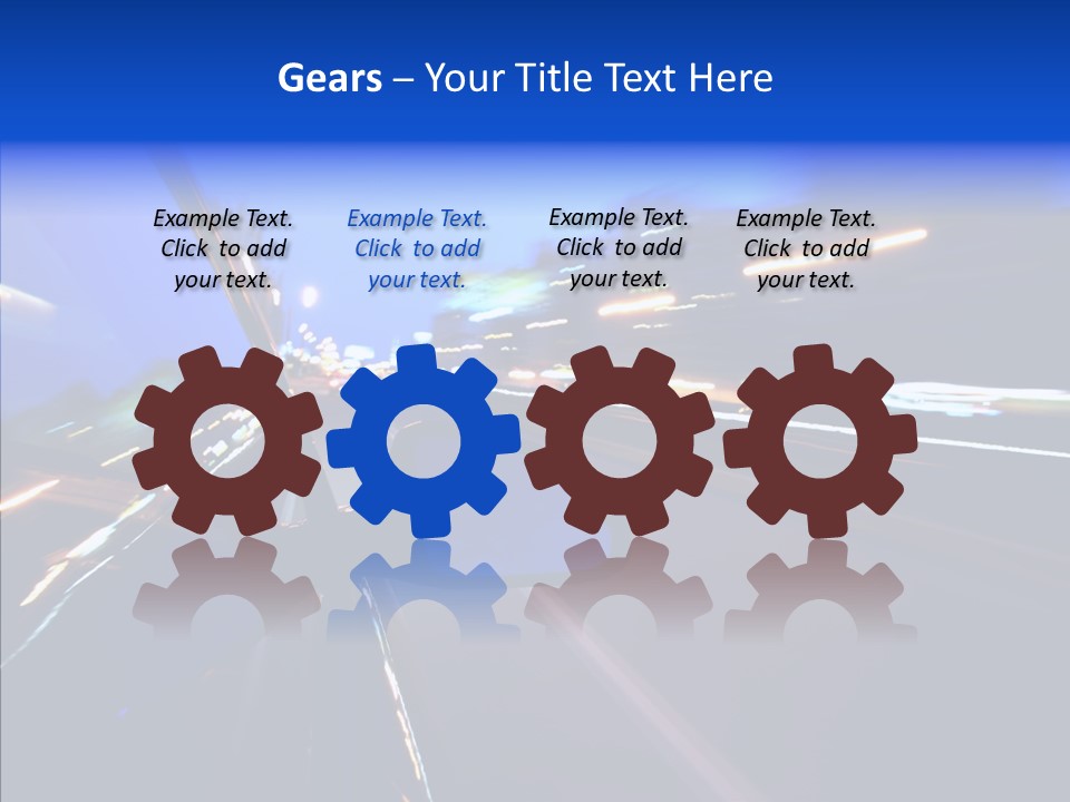 View Transit Motion PowerPoint Template