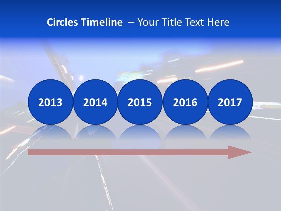 View Transit Motion PowerPoint Template
