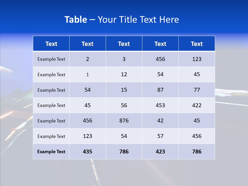 View Transit Motion PowerPoint Template