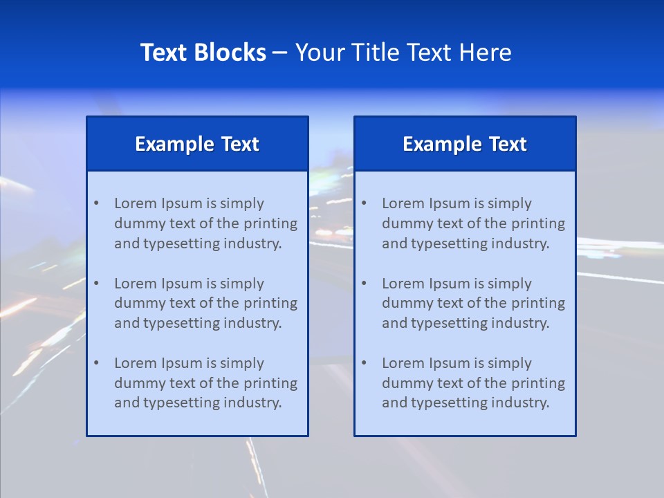 View Transit Motion PowerPoint Template