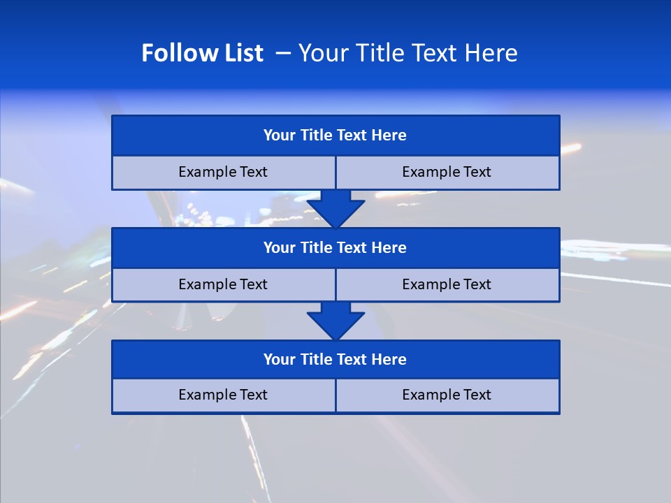 View Transit Motion PowerPoint Template