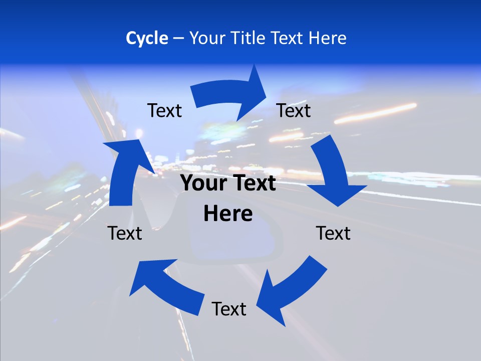 View Transit Motion PowerPoint Template