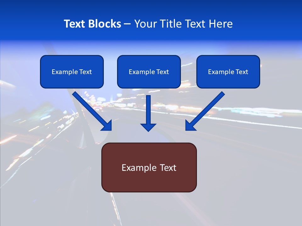 View Transit Motion PowerPoint Template
