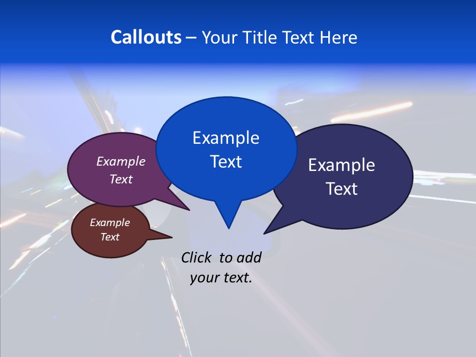 View Transit Motion PowerPoint Template