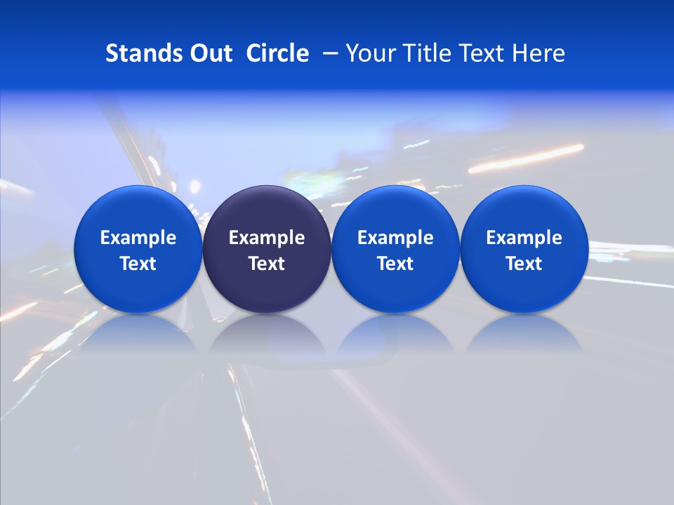 View Transit Motion PowerPoint Template