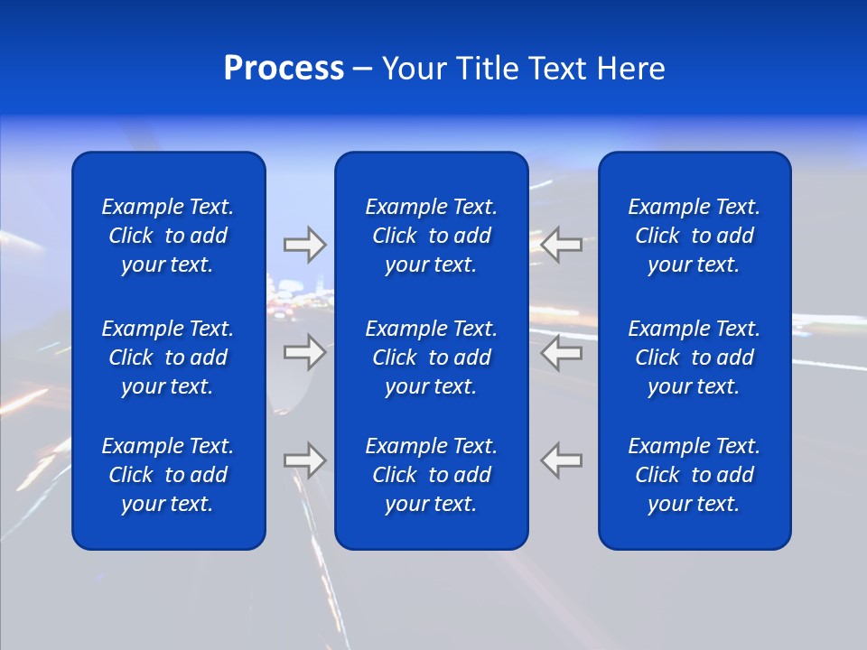 View Transit Motion PowerPoint Template