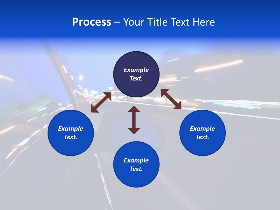 View Transit Motion PowerPoint Template