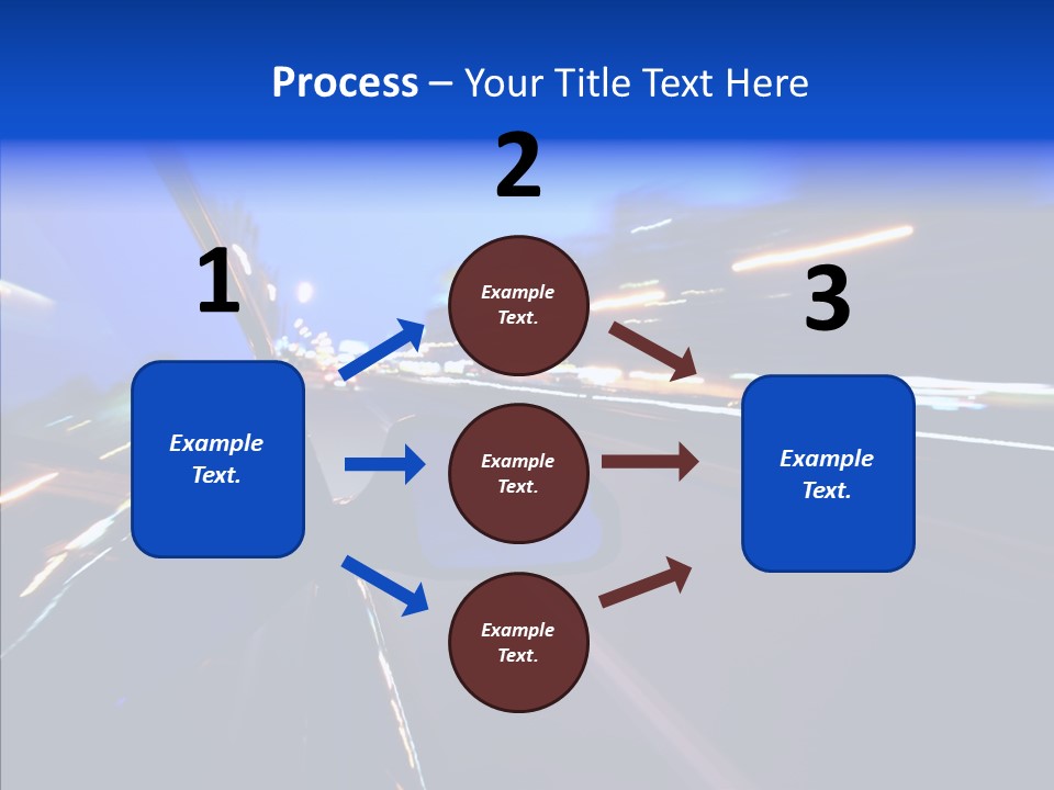View Transit Motion PowerPoint Template