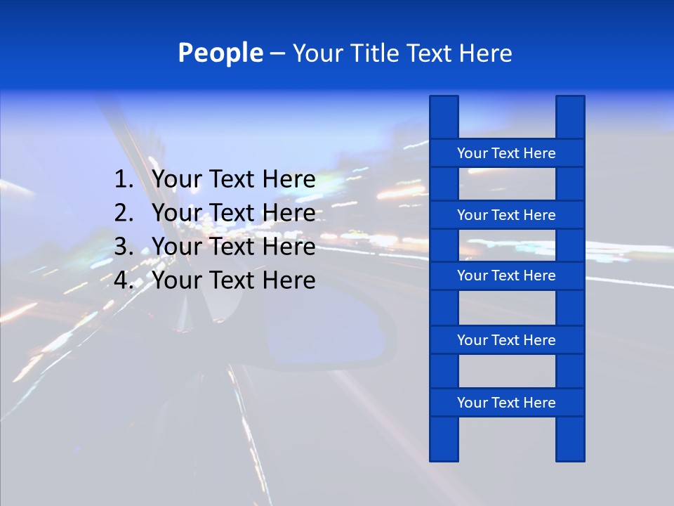 View Transit Motion PowerPoint Template