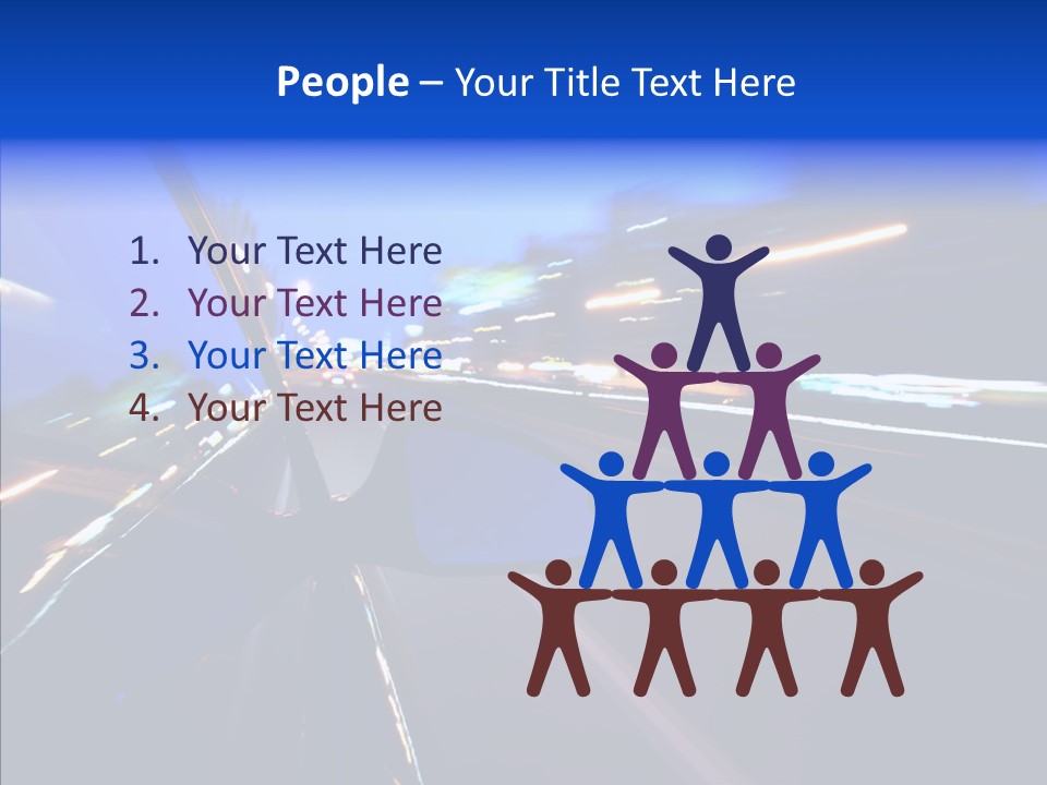 View Transit Motion PowerPoint Template