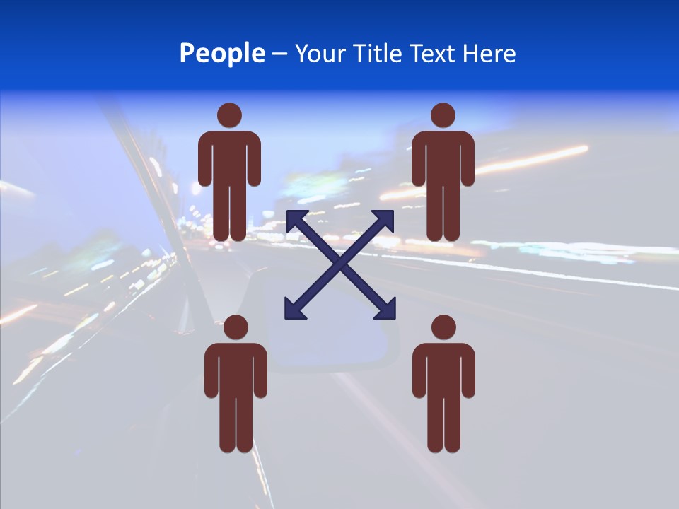 View Transit Motion PowerPoint Template