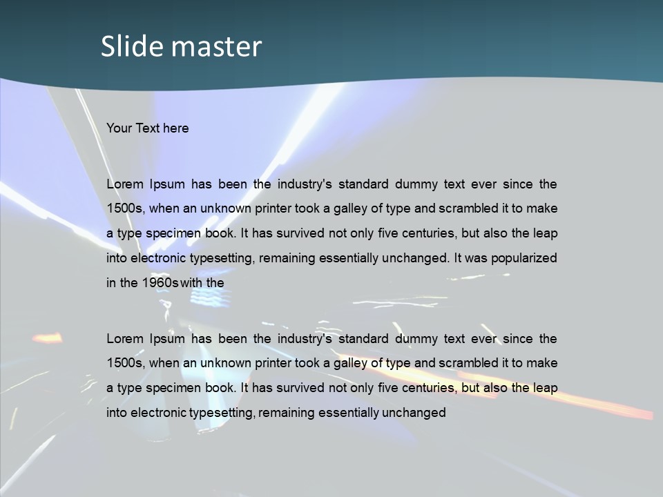 Transit Cityscape Sky PowerPoint Template