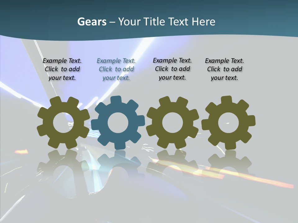 Transit Cityscape Sky PowerPoint Template