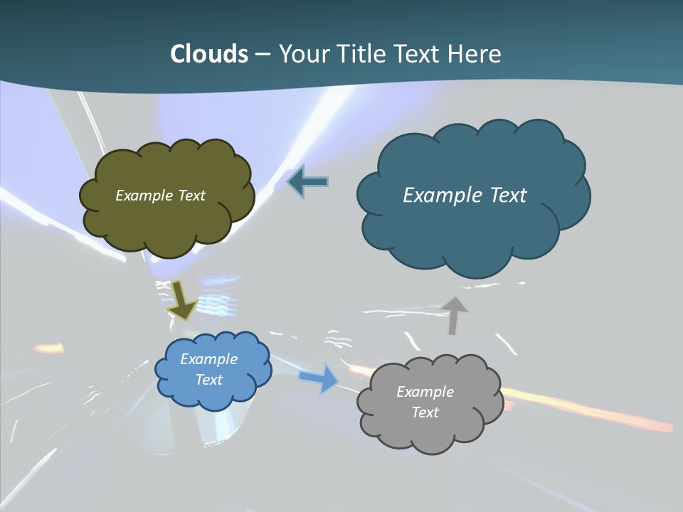 Transit Cityscape Sky PowerPoint Template
