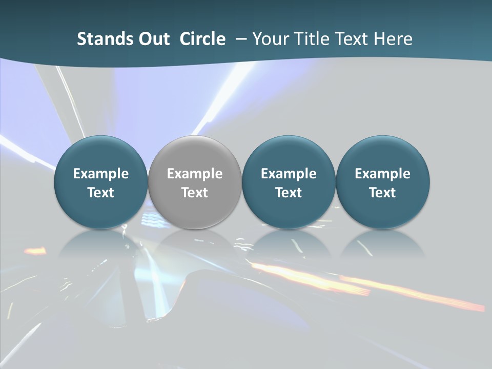 Transit Cityscape Sky PowerPoint Template