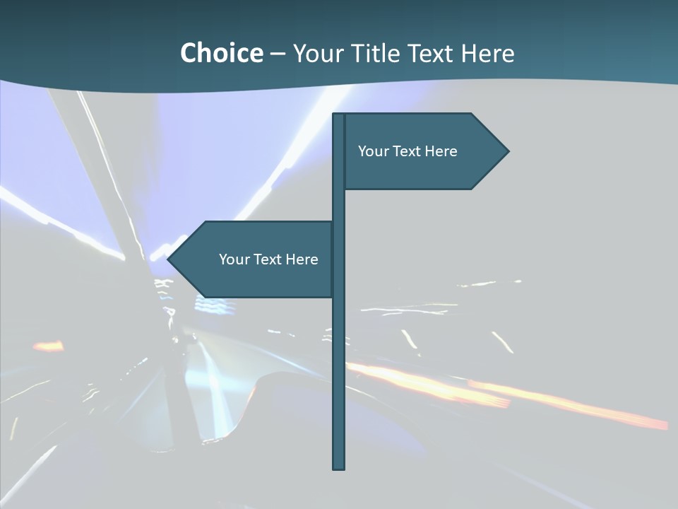Transit Cityscape Sky PowerPoint Template