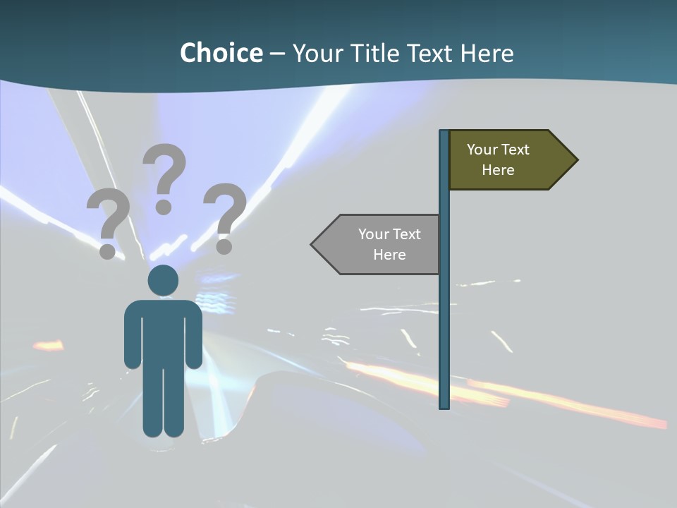 Transit Cityscape Sky PowerPoint Template