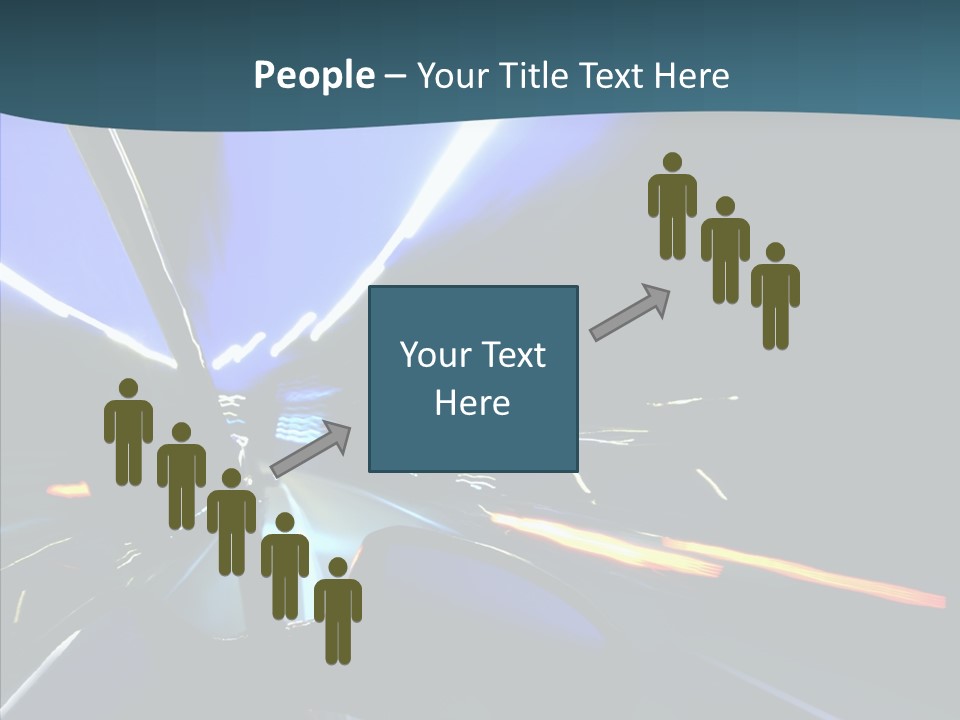 Transit Cityscape Sky PowerPoint Template