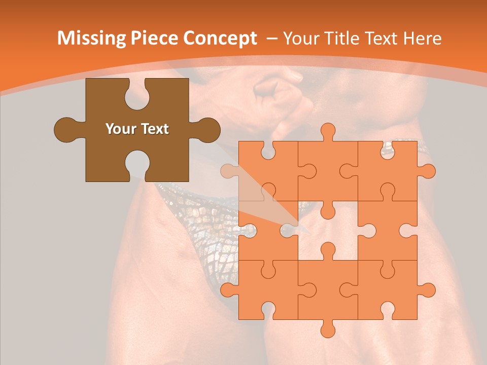 Weightlifting Male Young PowerPoint Template