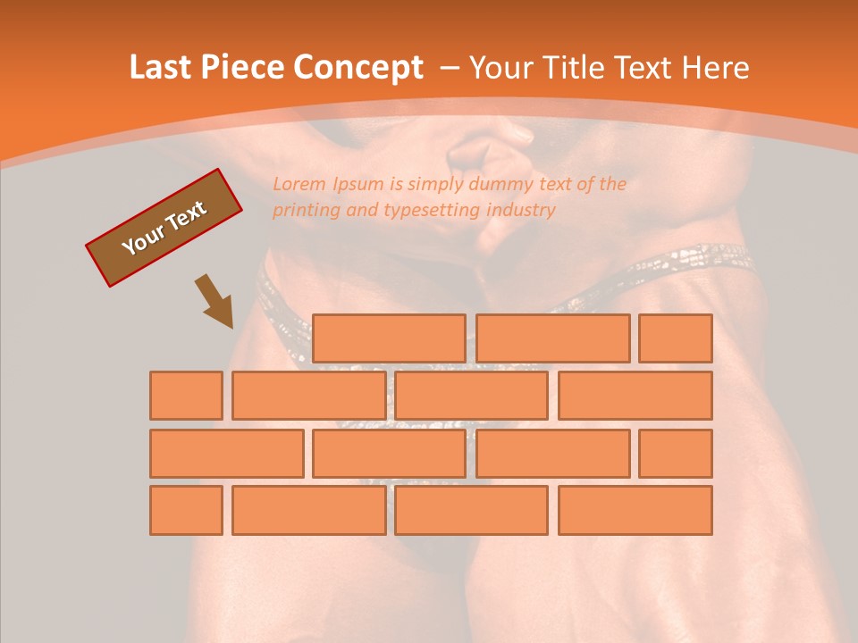Weightlifting Male Young PowerPoint Template