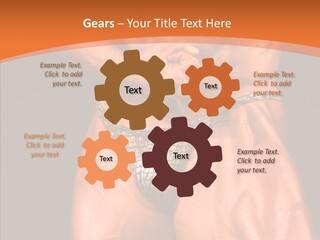 Weightlifting Male Young PowerPoint Template