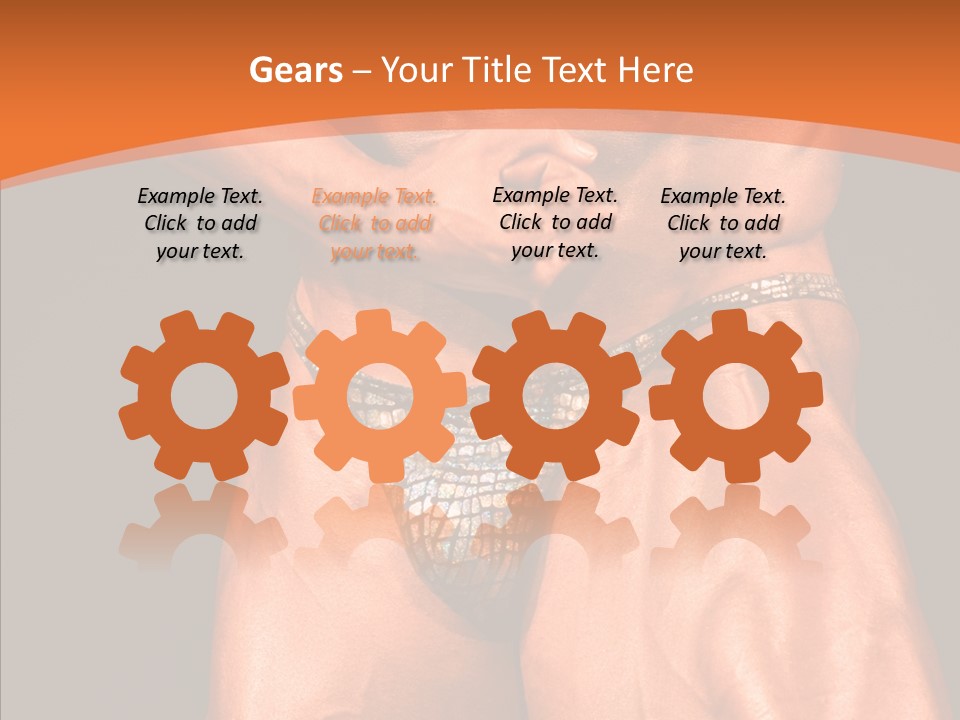 Weightlifting Male Young PowerPoint Template