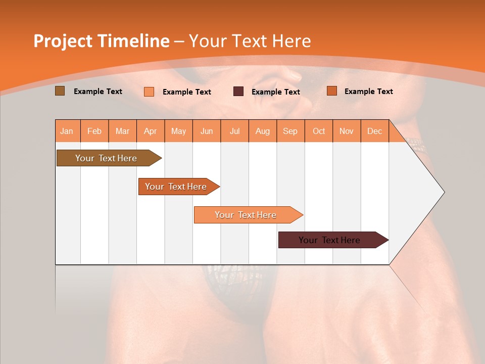 Weightlifting Male Young PowerPoint Template