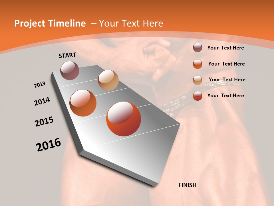 Weightlifting Male Young PowerPoint Template
