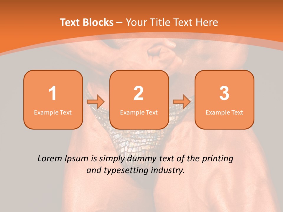 Weightlifting Male Young PowerPoint Template