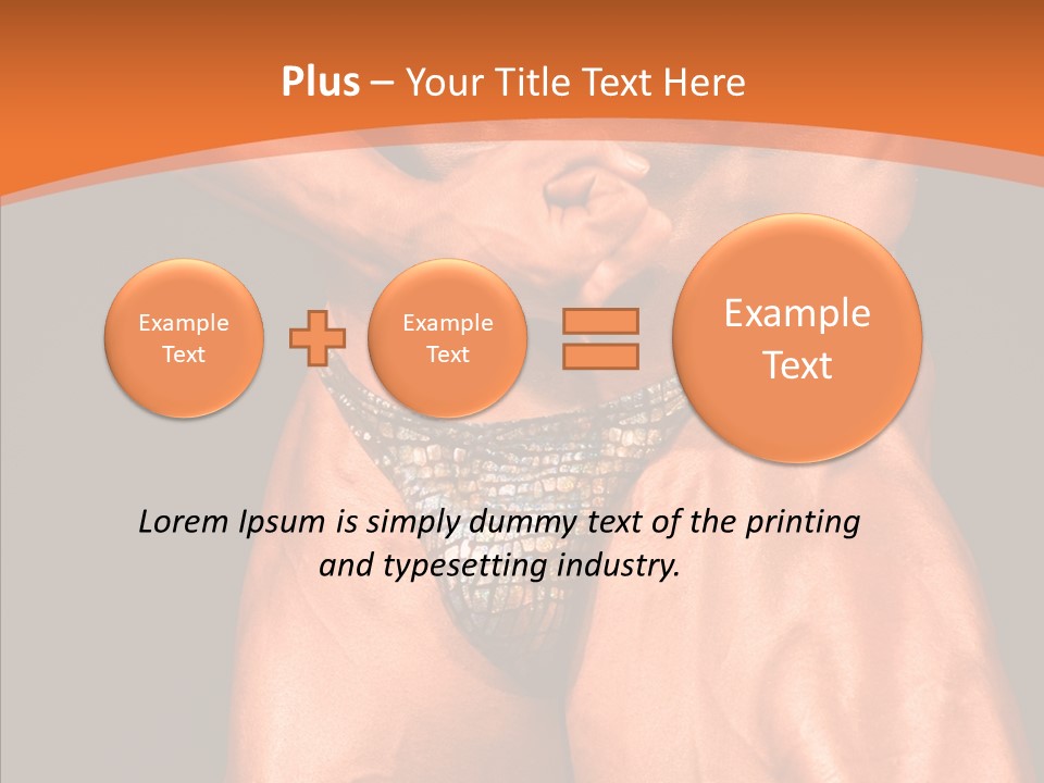 Weightlifting Male Young PowerPoint Template