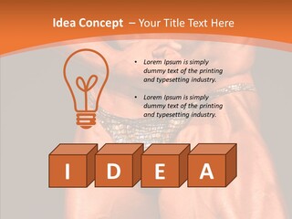 Weightlifting Male Young PowerPoint Template