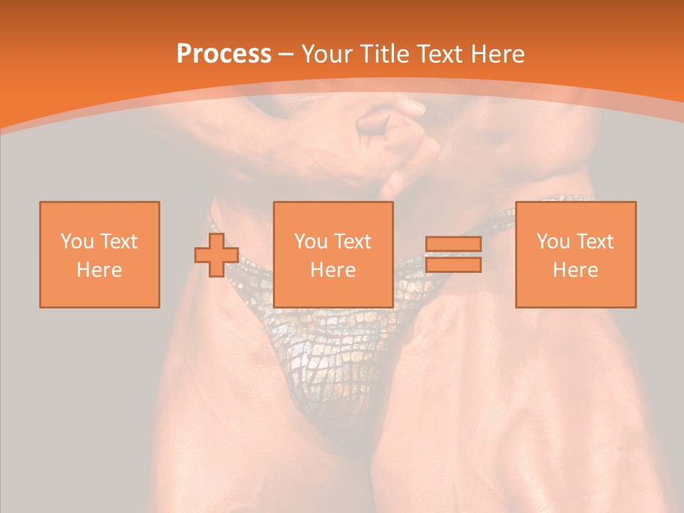 Weightlifting Male Young PowerPoint Template
