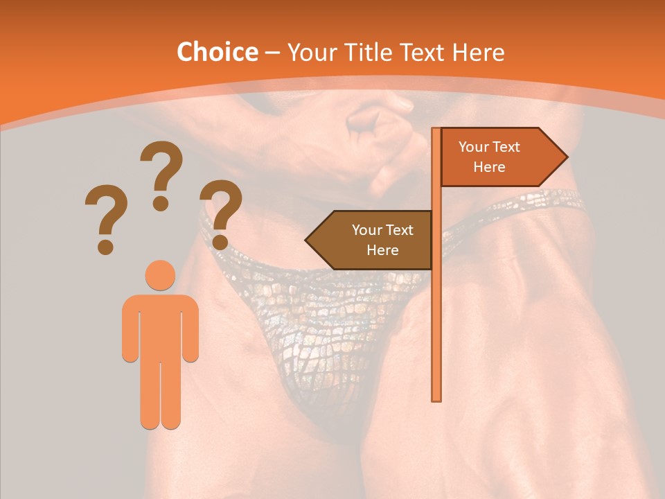 Weightlifting Male Young PowerPoint Template