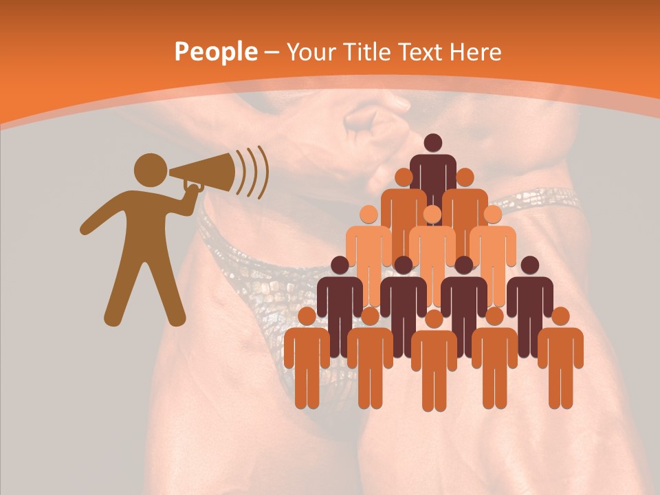 Weightlifting Male Young PowerPoint Template