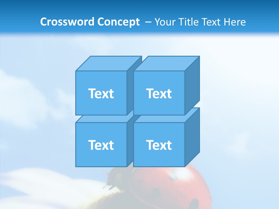 Head Red Bug PowerPoint Template