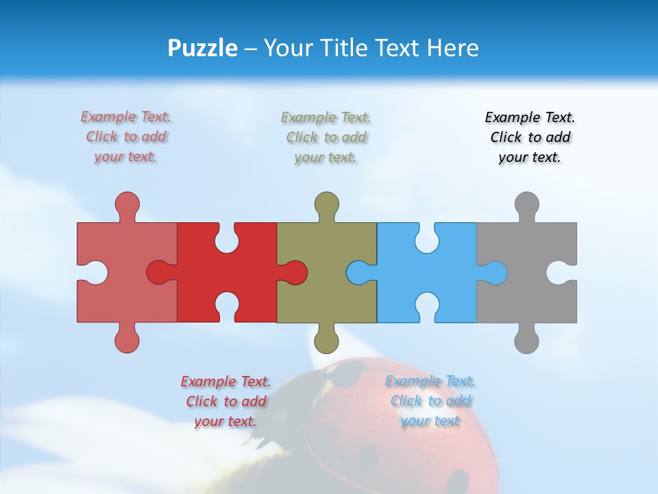 Head Red Bug PowerPoint Template