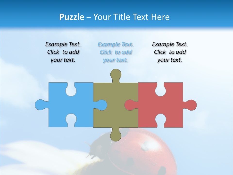 Head Red Bug PowerPoint Template