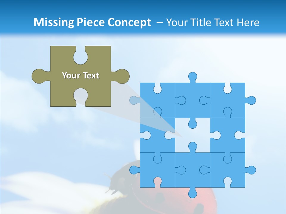 Head Red Bug PowerPoint Template