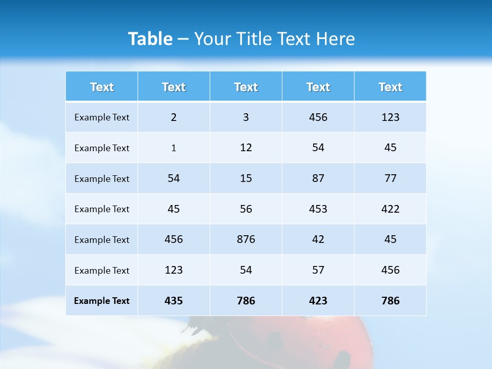 Head Red Bug PowerPoint Template