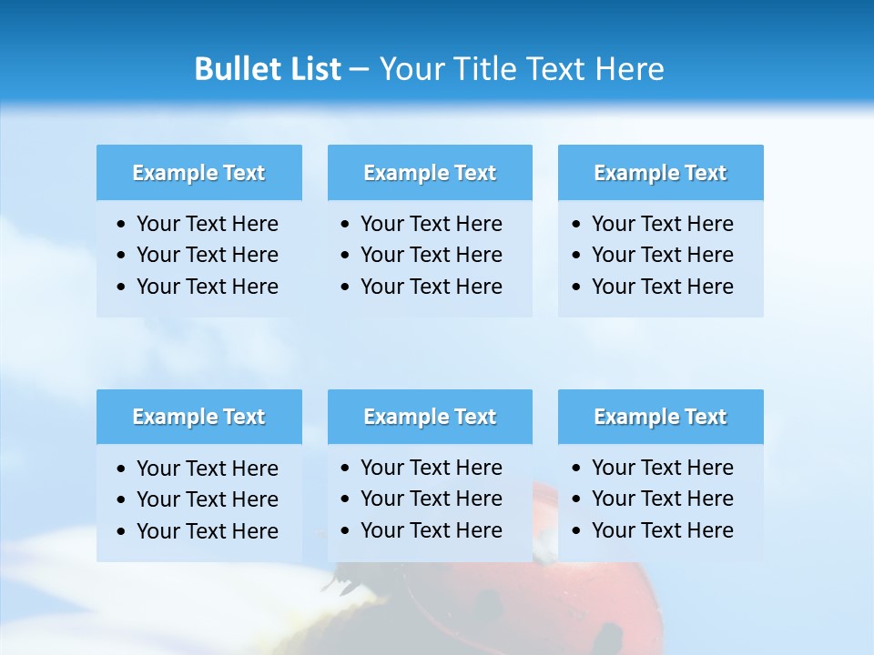 Head Red Bug PowerPoint Template