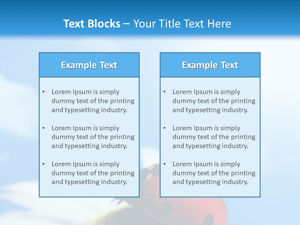 Head Red Bug PowerPoint Template
