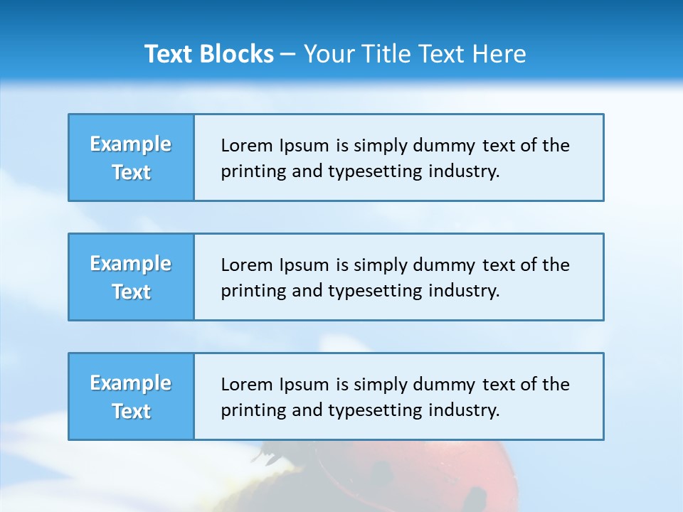 Head Red Bug PowerPoint Template