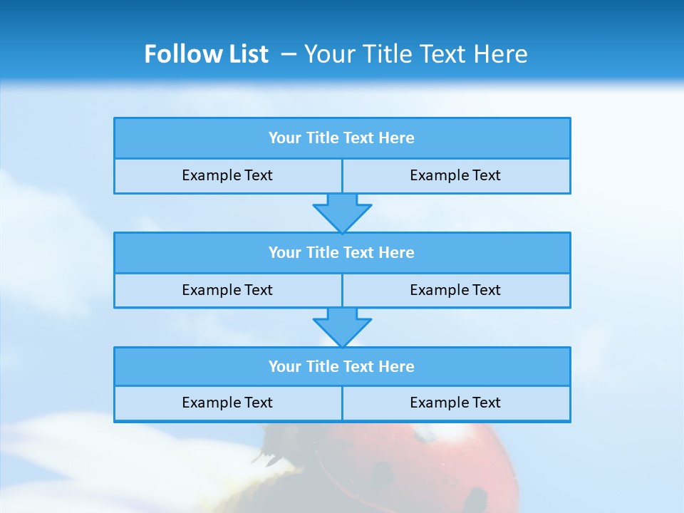 Head Red Bug PowerPoint Template