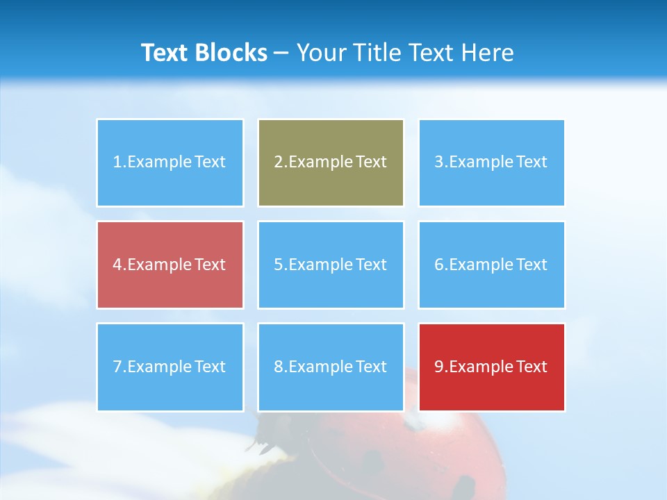 Head Red Bug PowerPoint Template