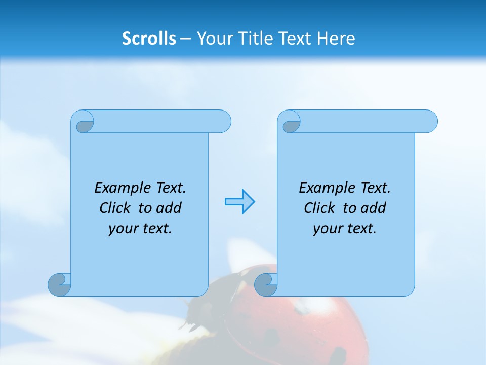 Head Red Bug PowerPoint Template