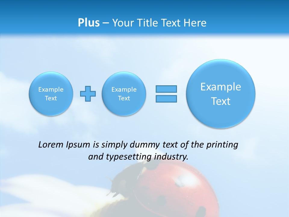 Head Red Bug PowerPoint Template