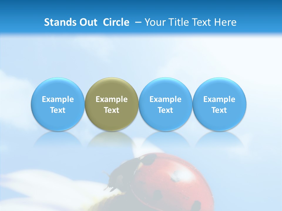 Head Red Bug PowerPoint Template