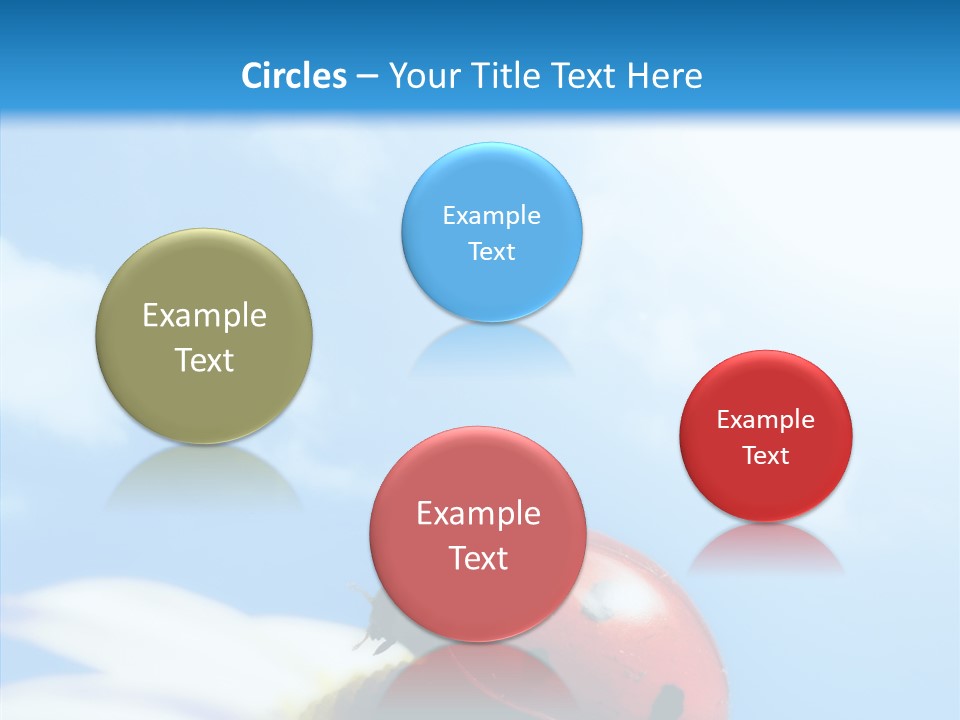 Head Red Bug PowerPoint Template